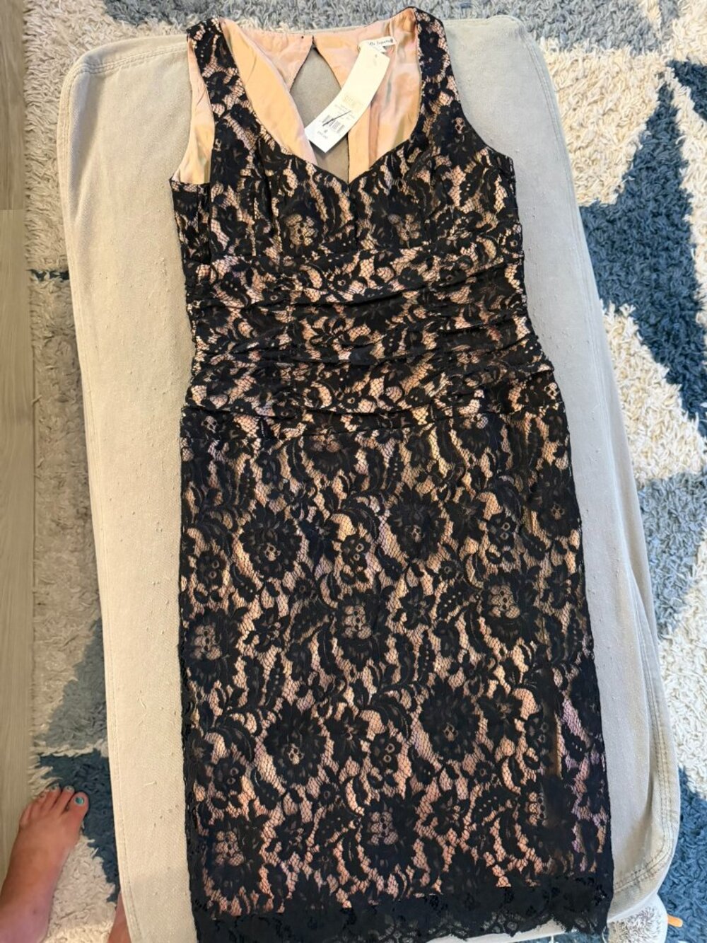 NWT Nanette LePore Black Lace Dress